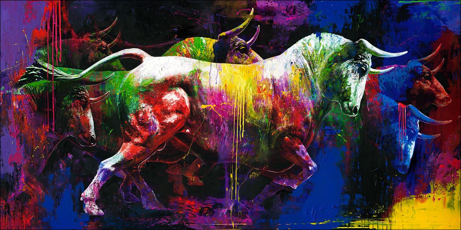 Originalbild COLOURFUL BULL II
