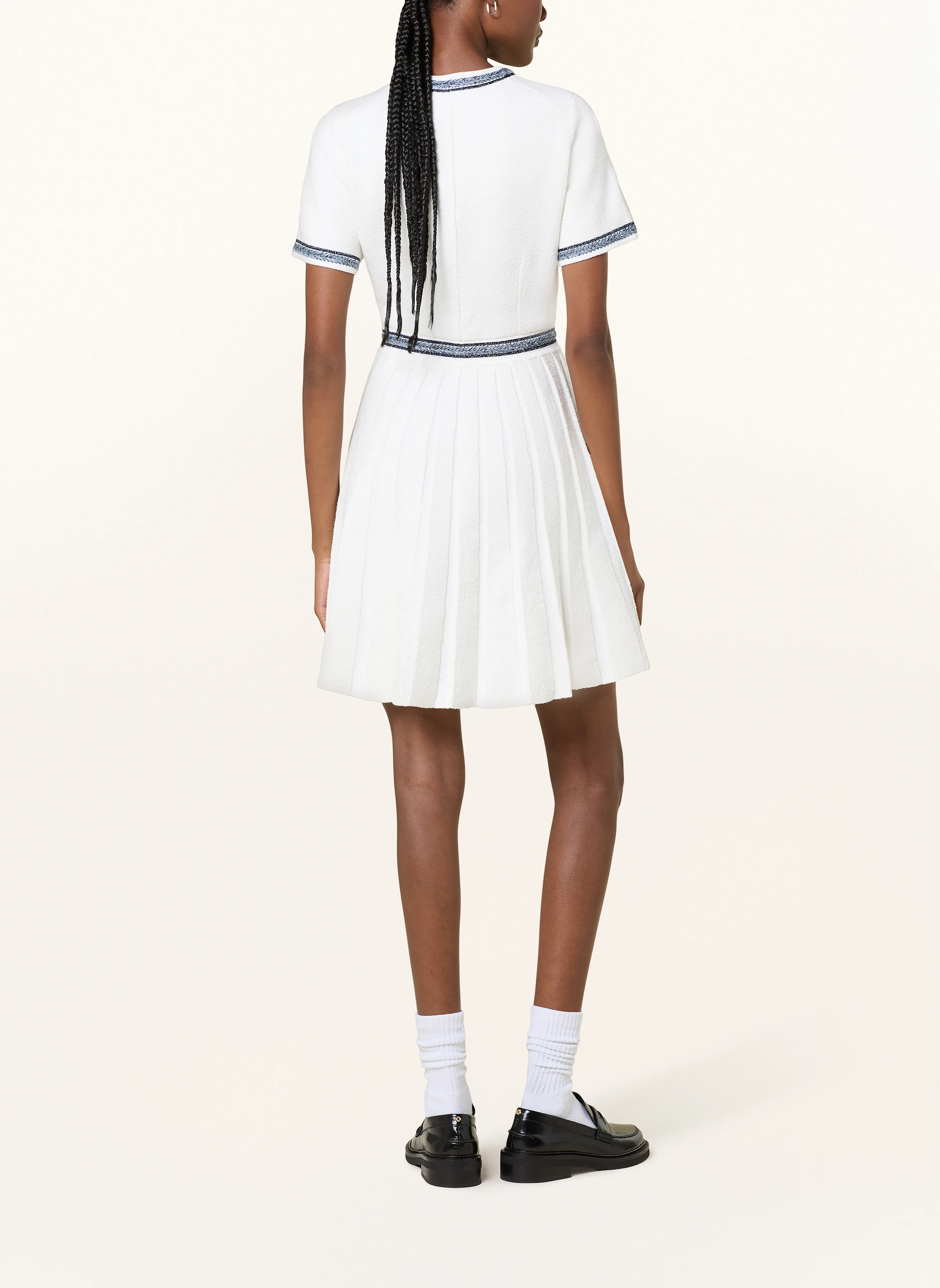 maje Plisseekleid