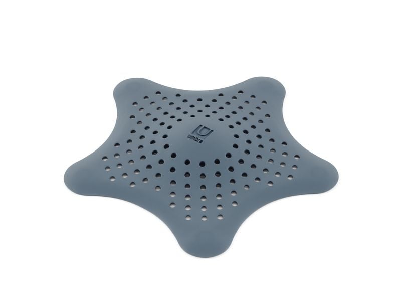 Umbra Waschbeckenstöpsel Starfish Blau Haarfangsieb