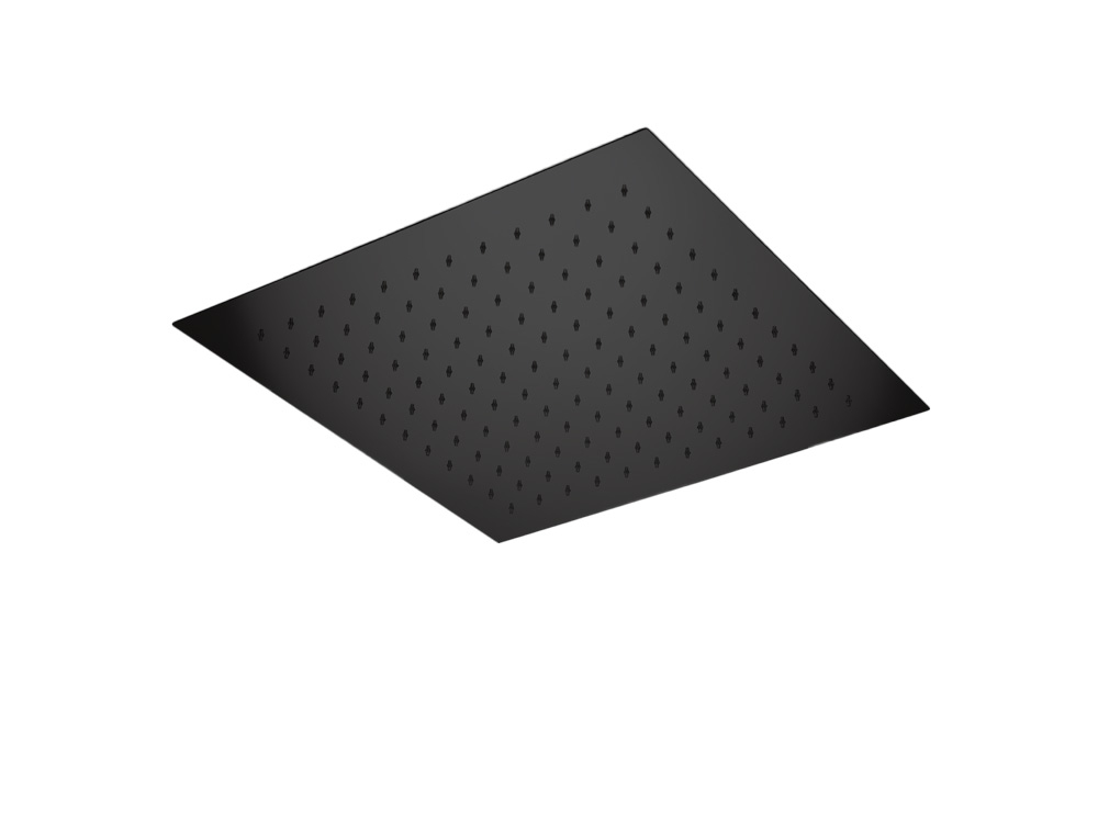 Bellezza Bagno Clip On inbouw hoofddouche 34x34cm matzwart