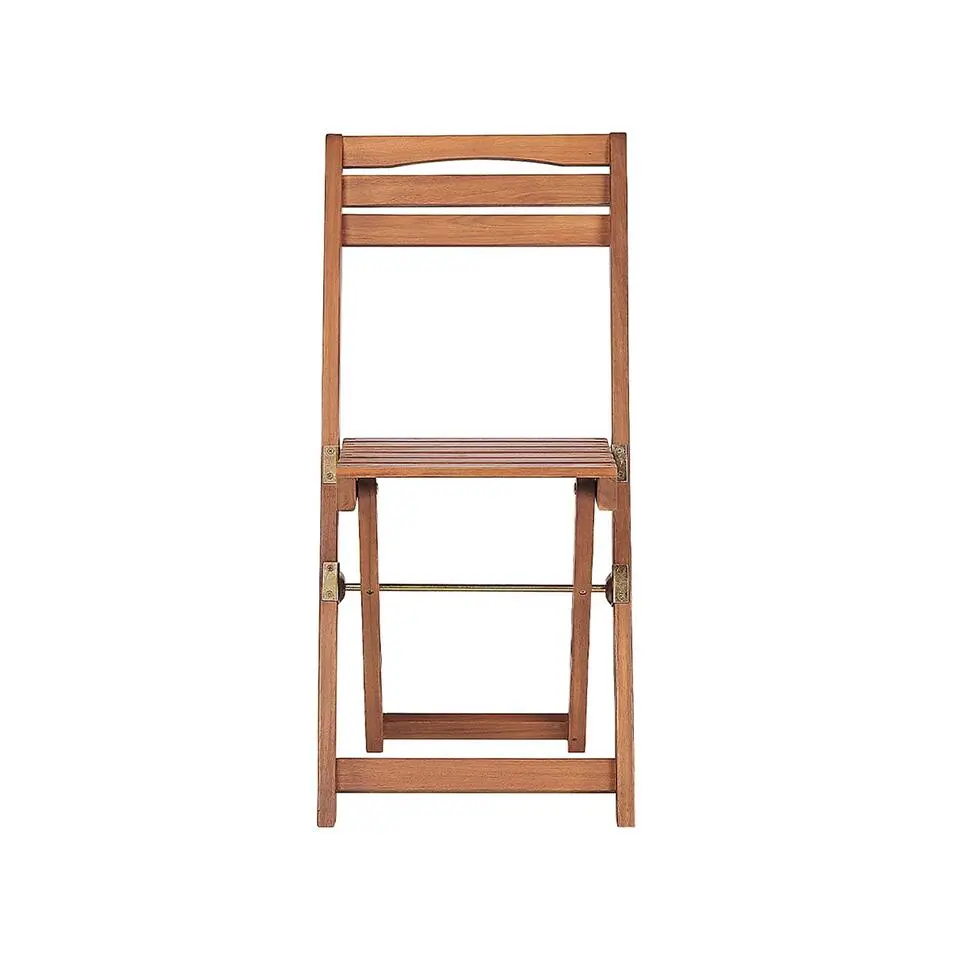 LENOLA - Bistroset voor 2 - Lichte houtkleur - Acaciahout