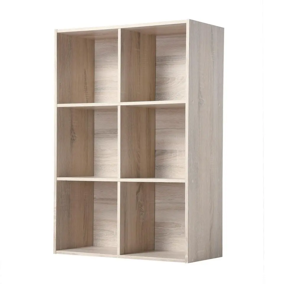 CALICOSY - Opbergplank - Licht hout - 91.5x61.5x29.5 cm
