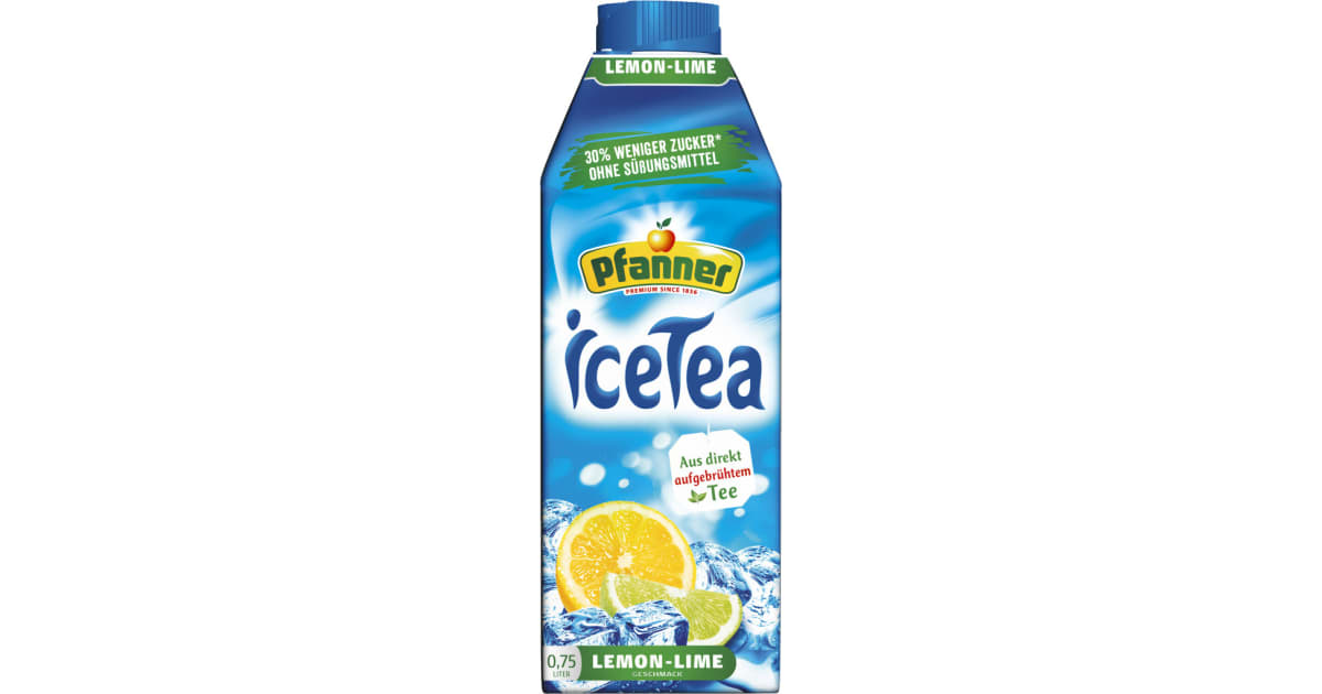 Pfanner Eistee Lemon -30% Zucker (Einweg)