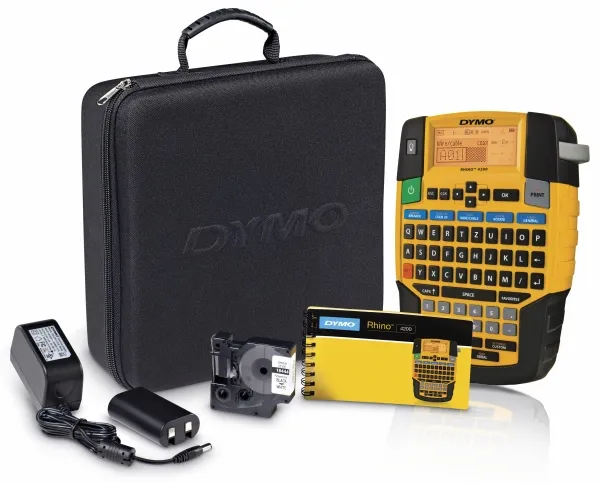 Labelmaskine DYMO Rhino 4200 Proffesionel - inkl. kit med tilbehør