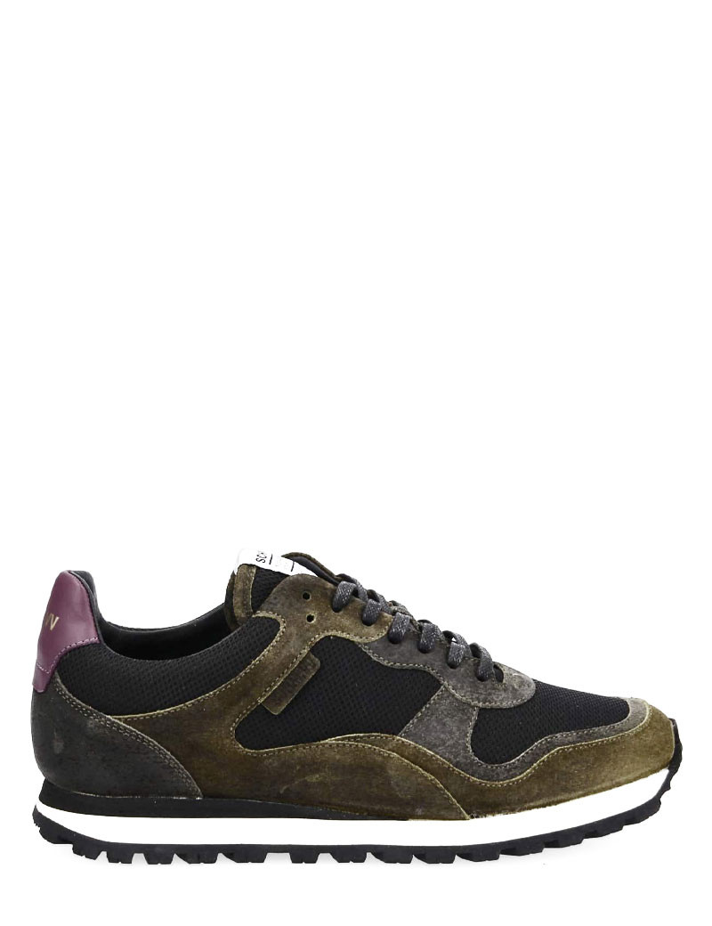 SCHMOOVE BASKETS TRAX RUNNER OLIVE NOIR