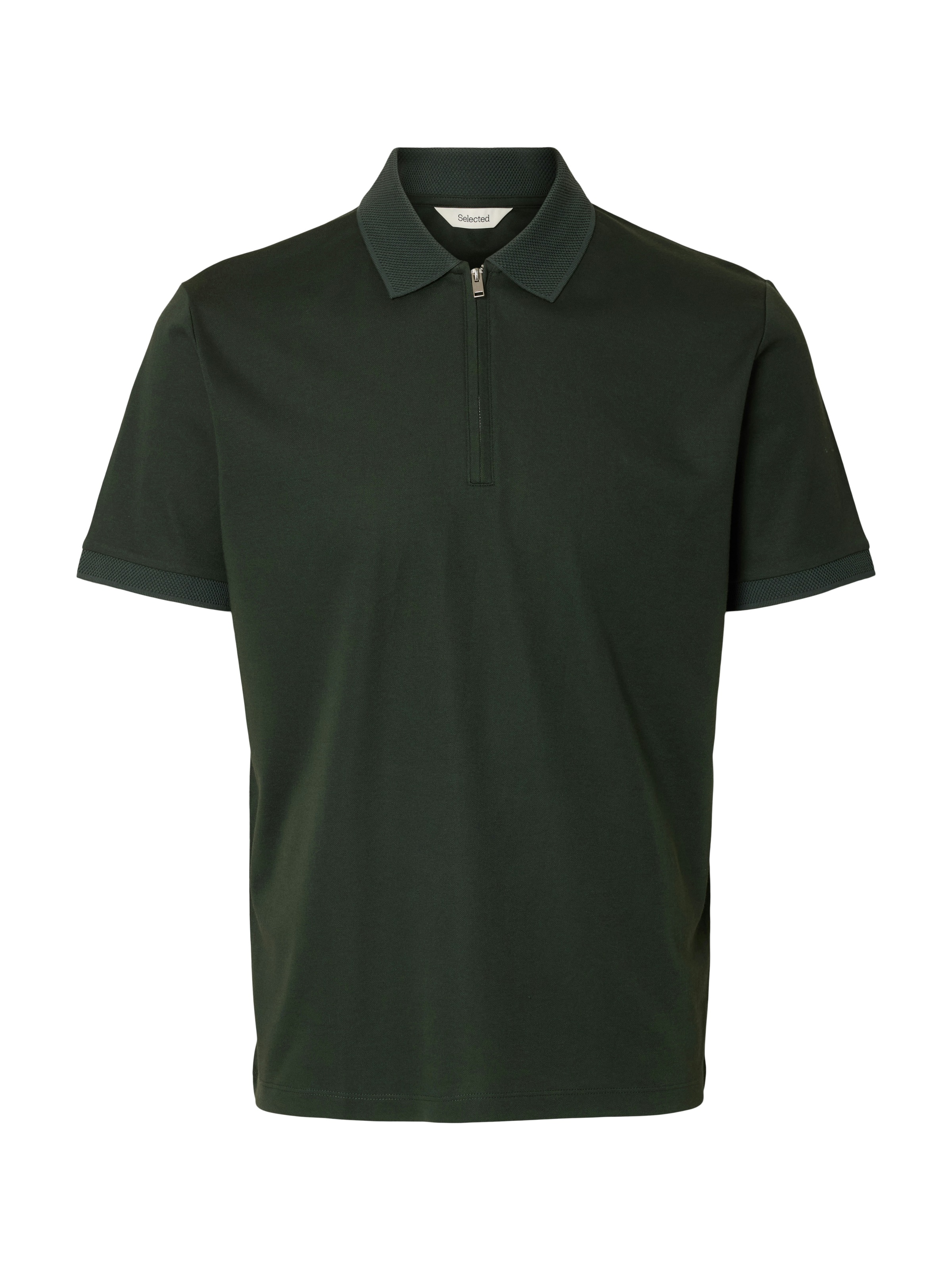 SELECTED HOMME Poloshirt »SLHFAVE ZIP SS POLO NOOS«