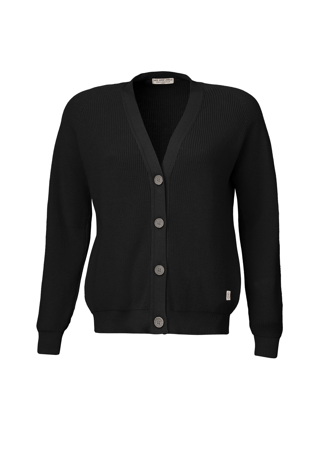 WE ARE ZRCL Damen-Knit-Cardigan Ida Swiss Edition Black