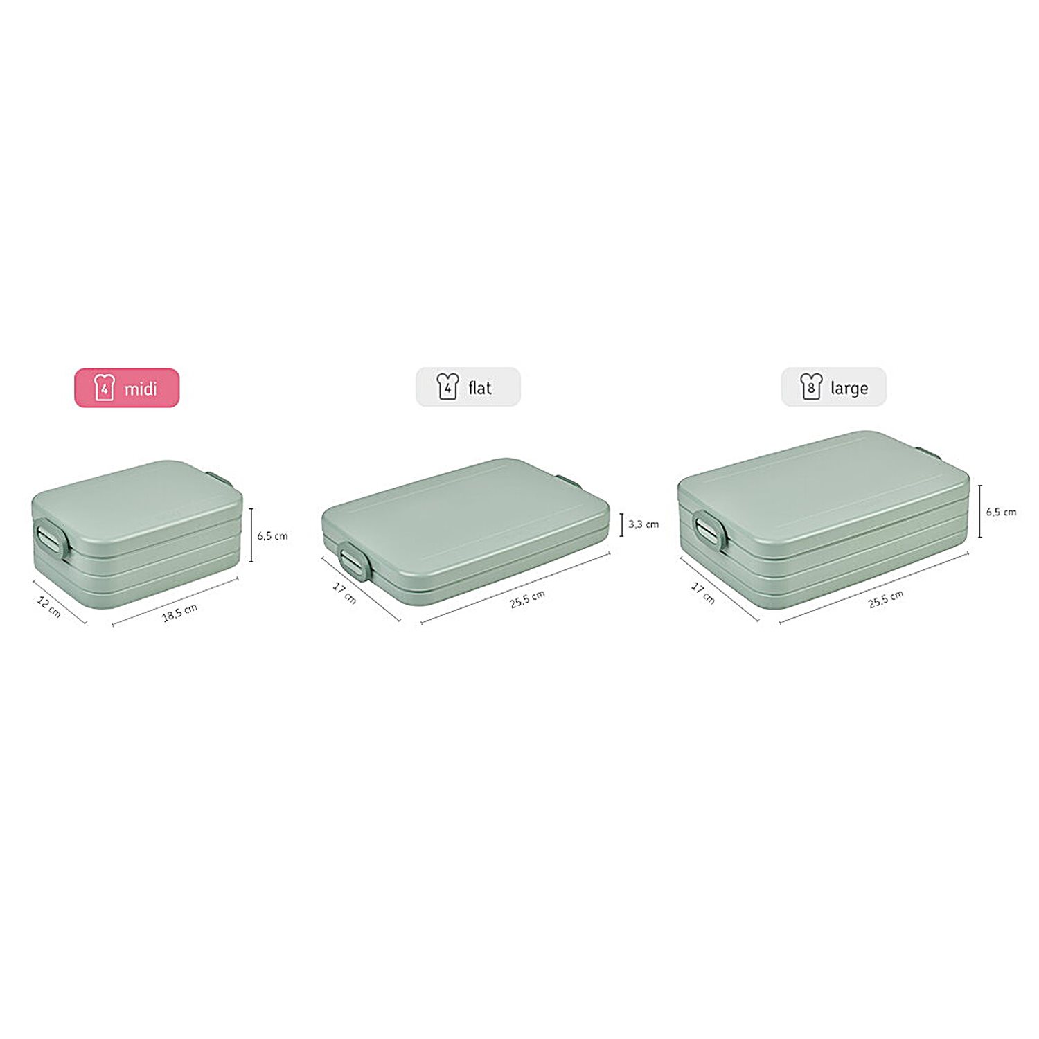 Mepal Take a Break Lunchbox Midi vivid mauve