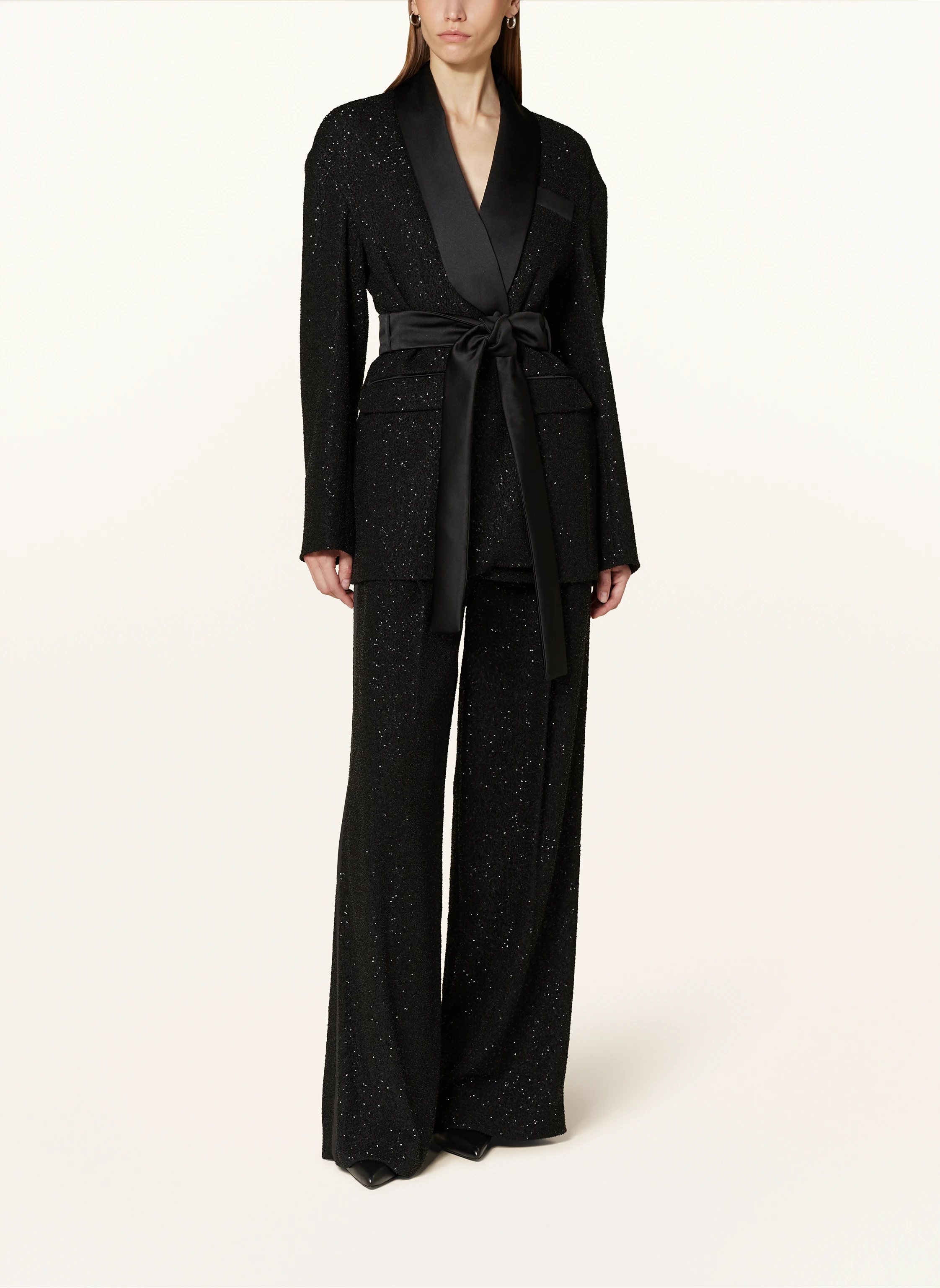 Max Mara Blazer PAU mit Cut-out und Pailletten