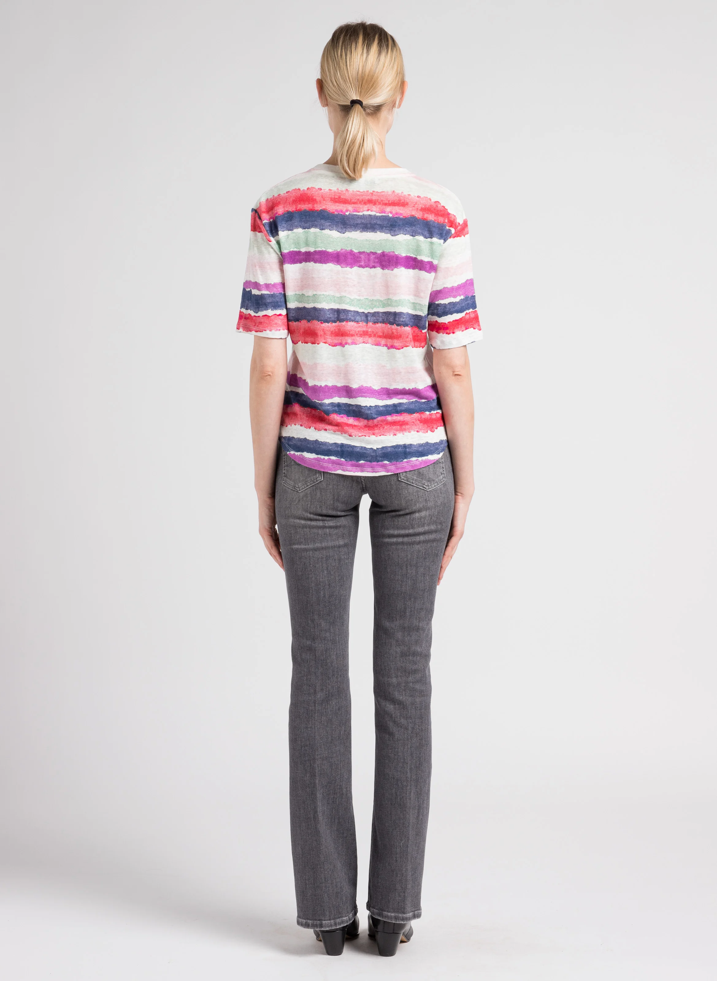 SOHO - Jean bootcut taille normal délavé | Gris