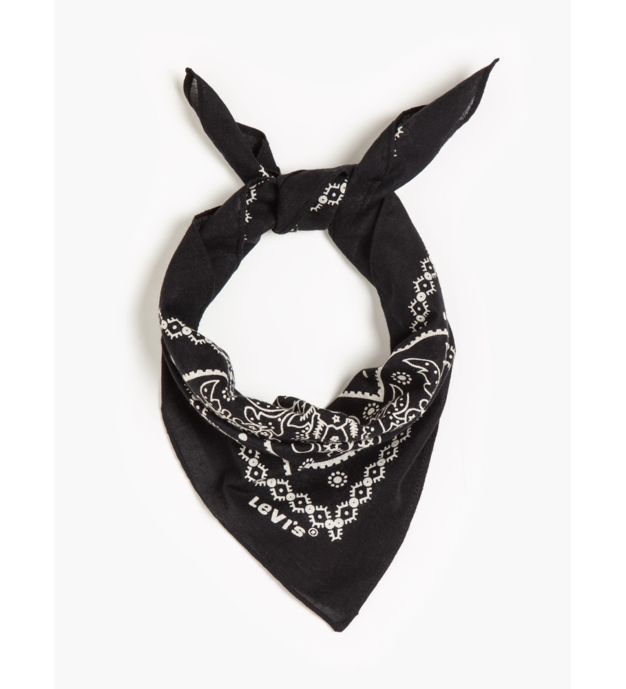 Lenços/Cachecóis Bandana Levi's Paisley pretos