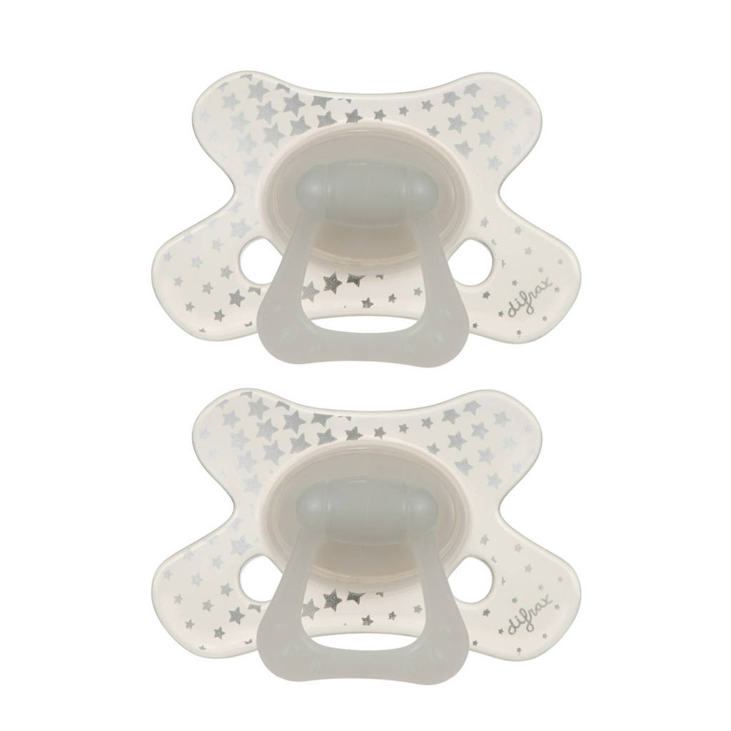 Glow in the dark fopspeen - 6+ maanden (2 stuks)