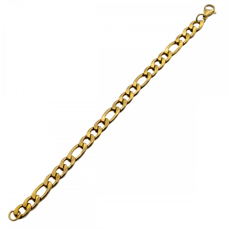 Bracelet pour Homme Acier Doré
