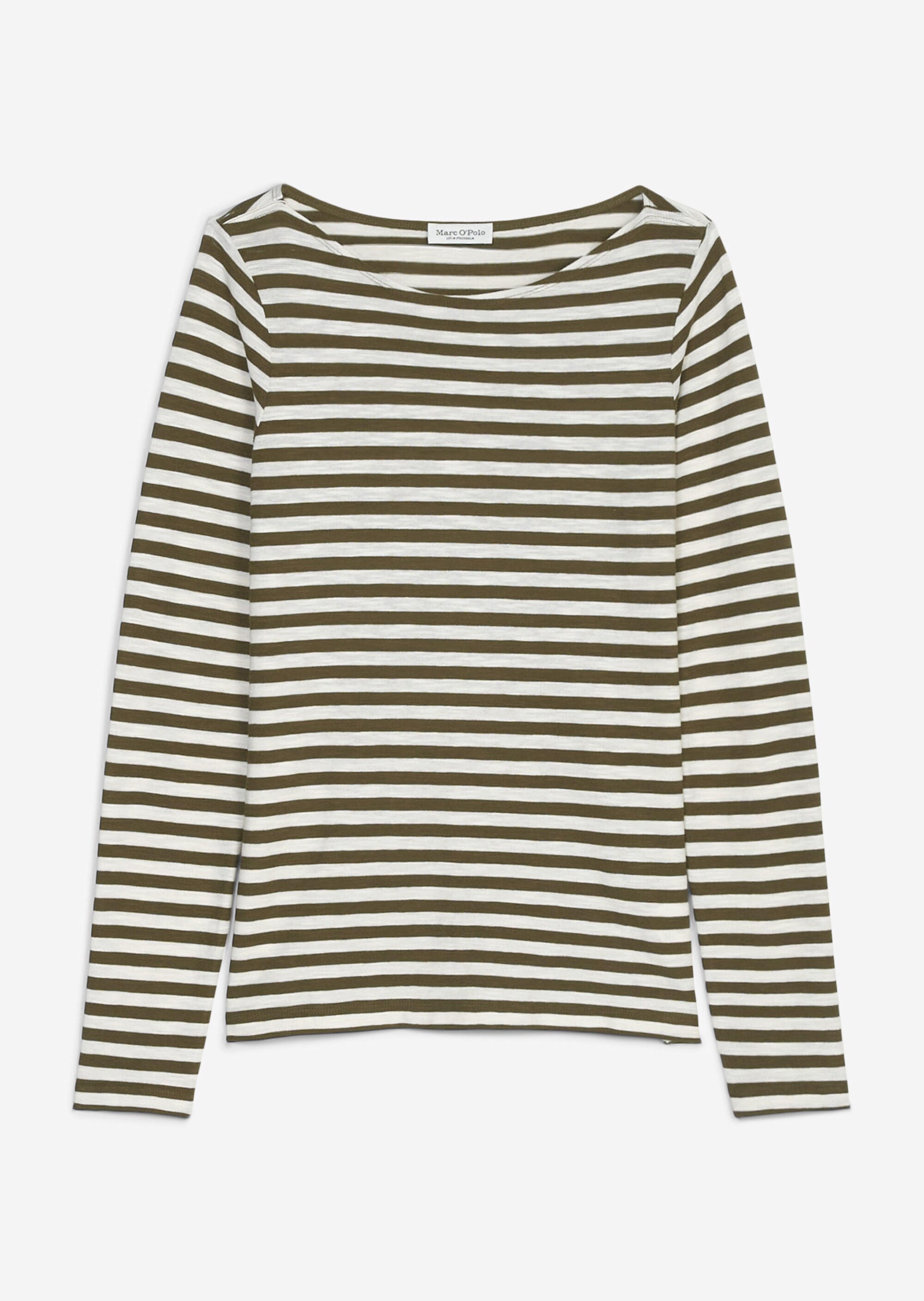 Longsleeve regularaus Slub-Jersey
