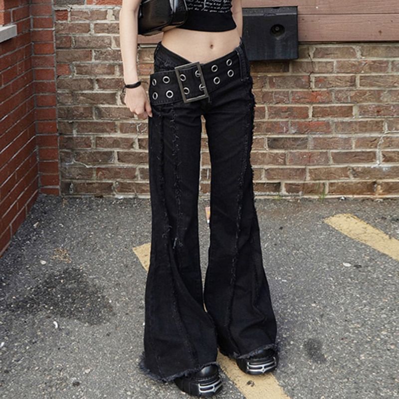 Trisica - Lage taille flared jeans