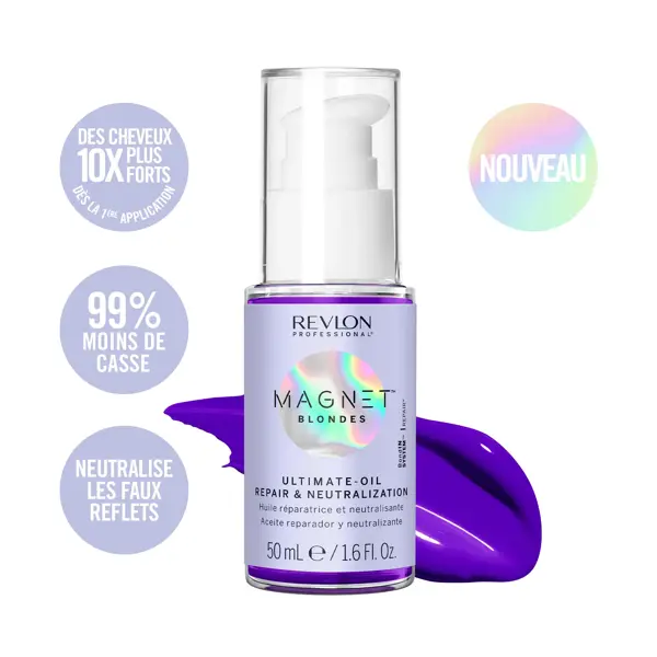 Óleo Reparador e Neutralizante Revlon Professional Magnet™ para Loiros