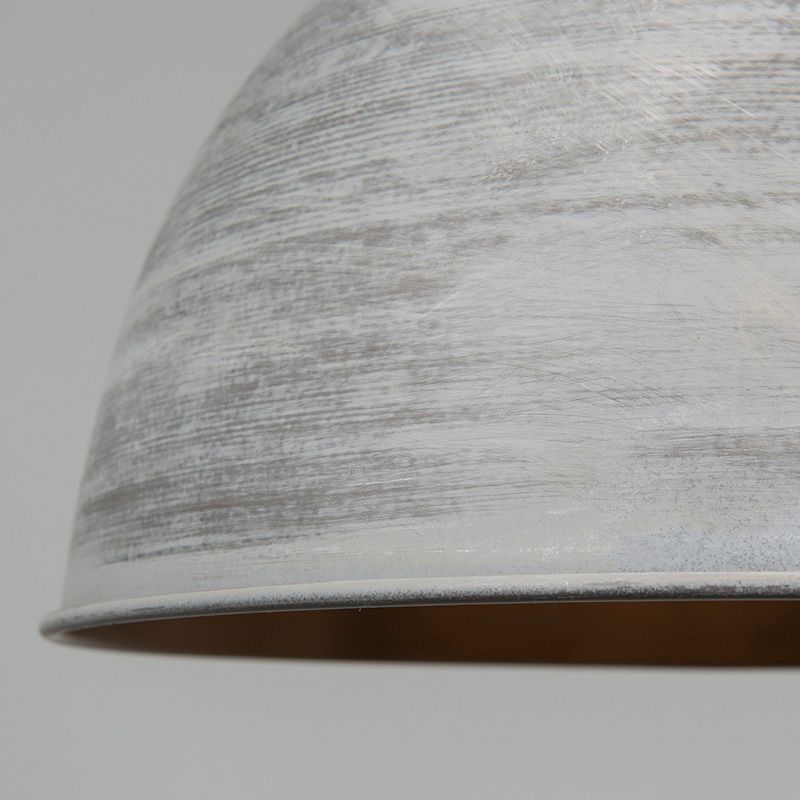 Set van 3 landelijke hanglampen grijs - Dory