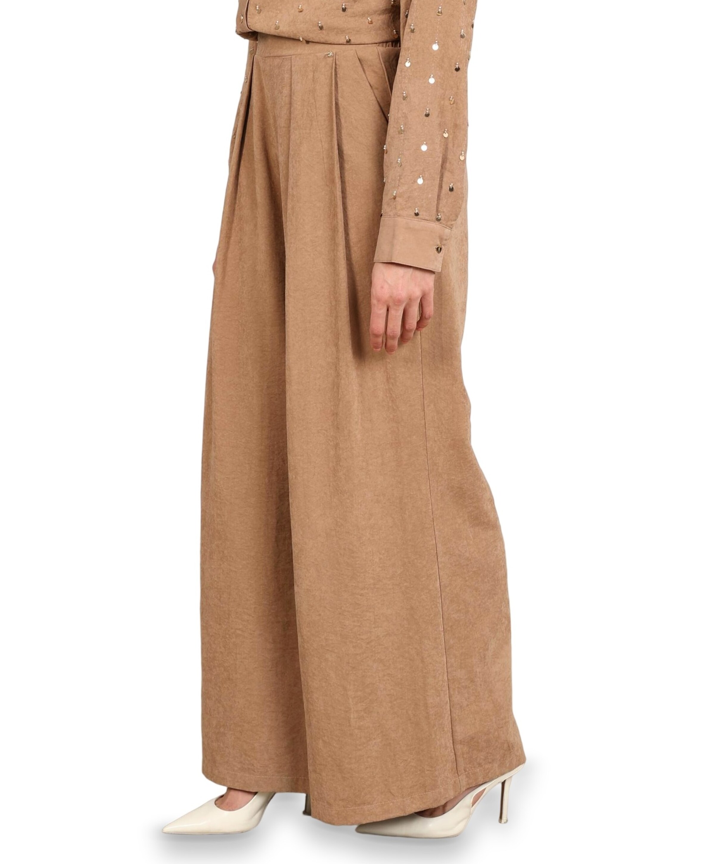 Nukus June dames broek beige