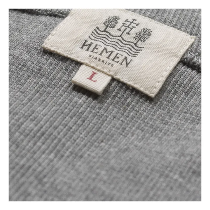 Hemen Biarritz Boxer Albar Coton Bio | Gris