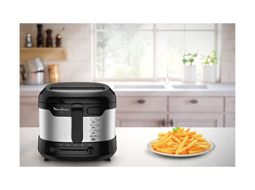 FRITADEIRA MOULINEX AF215D10 UNO INOX - 1.8 L