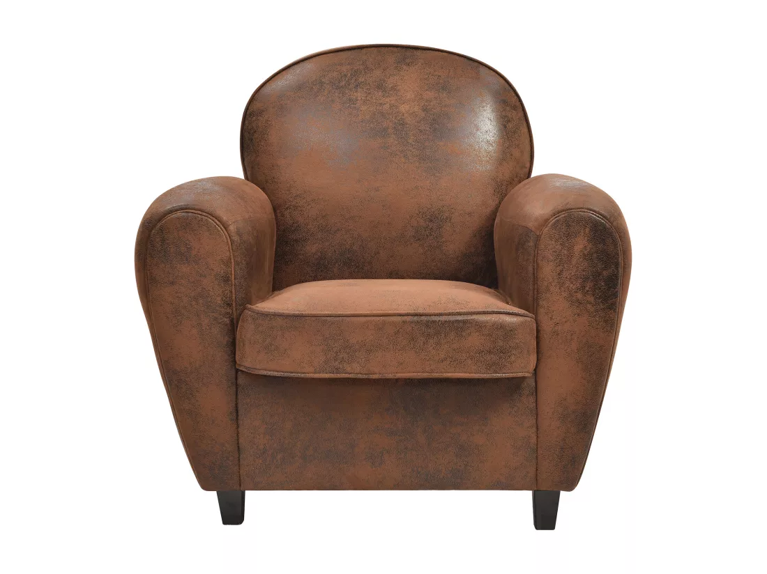 Fauteuil Club Marron