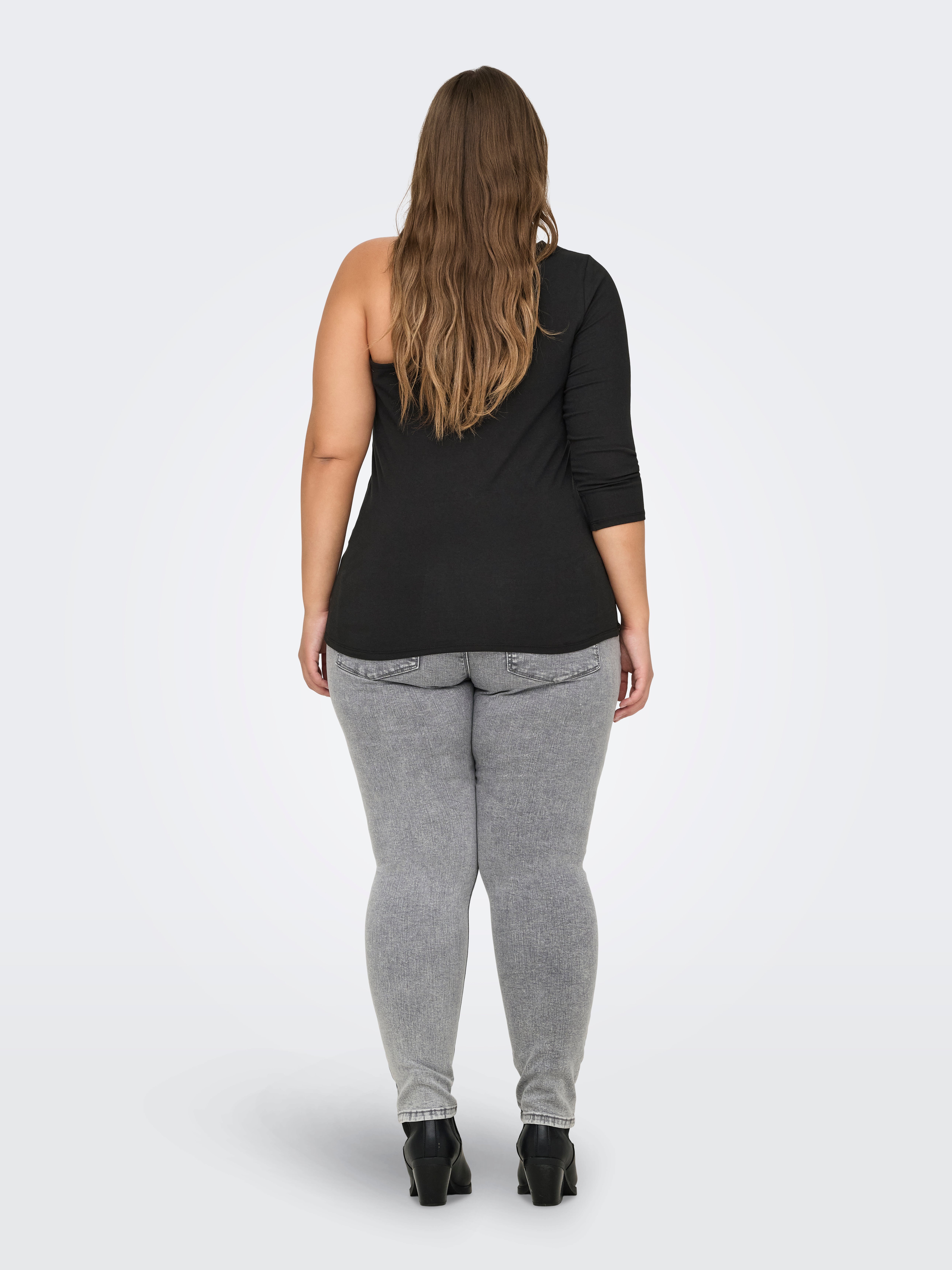 CARROYSA Asymetrisches Top Black