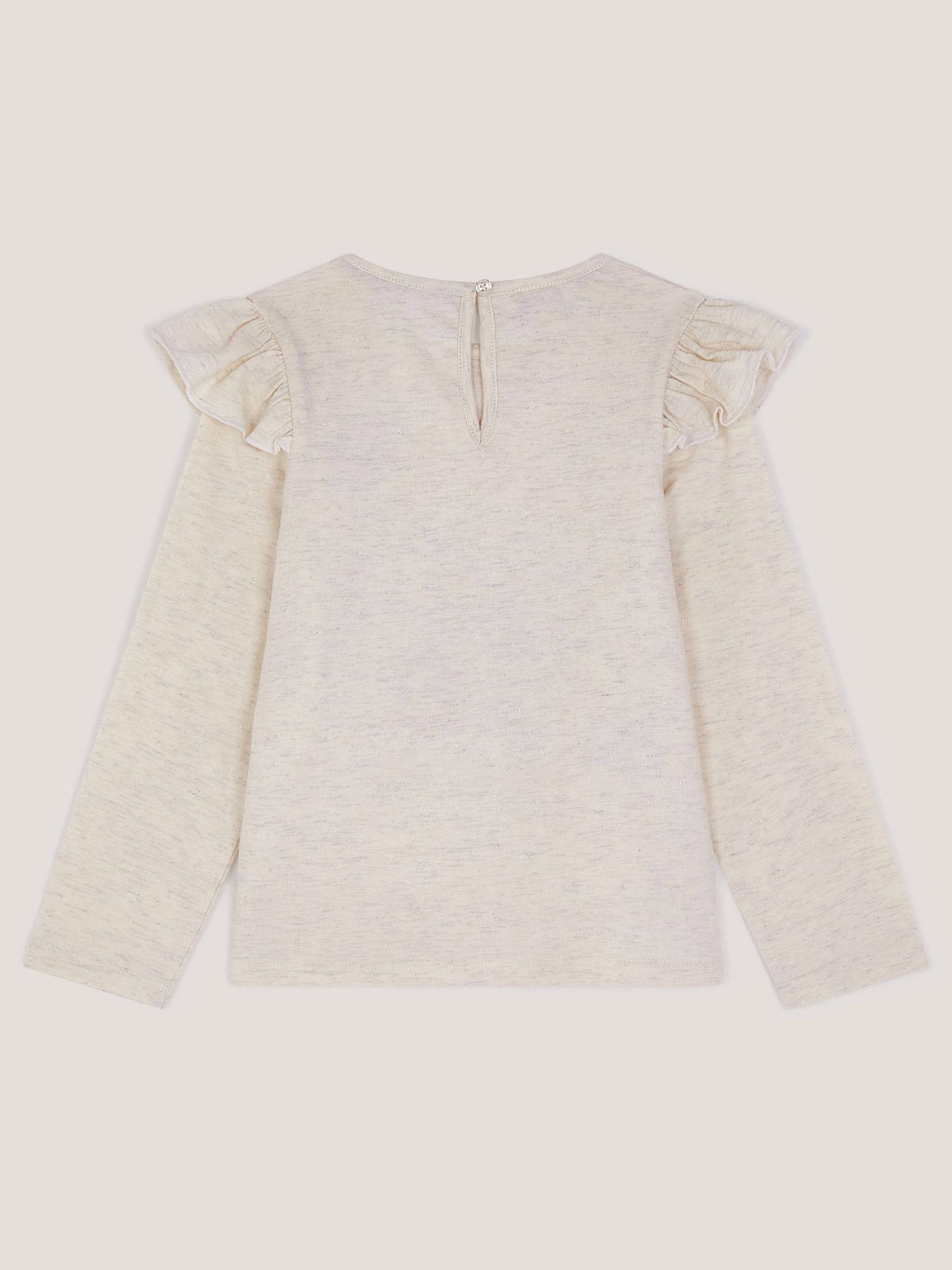 Monsoon Sequin Heart Butterfly Long Sleeve Top