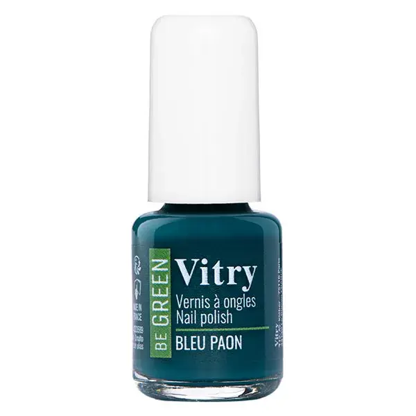 Esmalte Vitry Be Green nº 107 Azul Pavão 6ml