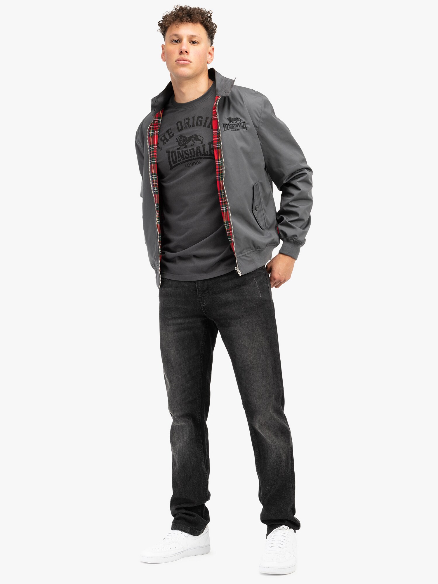 Lonsdale Herren Jacke schmale Passform ACTON
