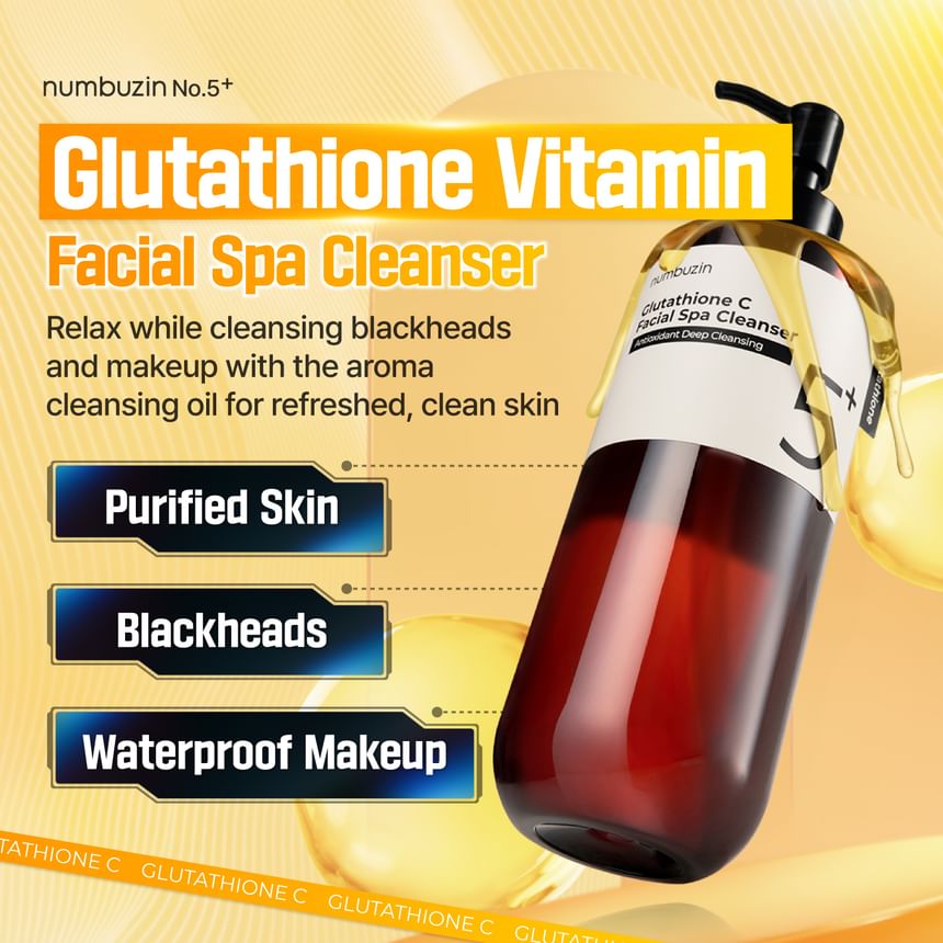 numbuzin - Nr. 5 Glutathion Vitamine Gezichtsreiniger Spa