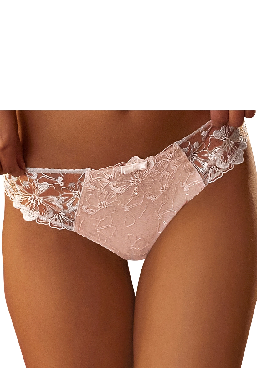 JETTE Tanga , in einzigartigem Blumen-Design