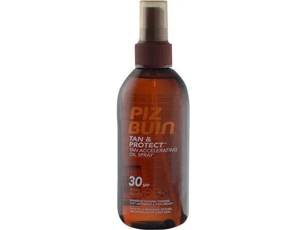 Piz Buin Tan & Protect, Solspray, Krop, Spray, Beskyttelse, Almindelig hud, 150 ml