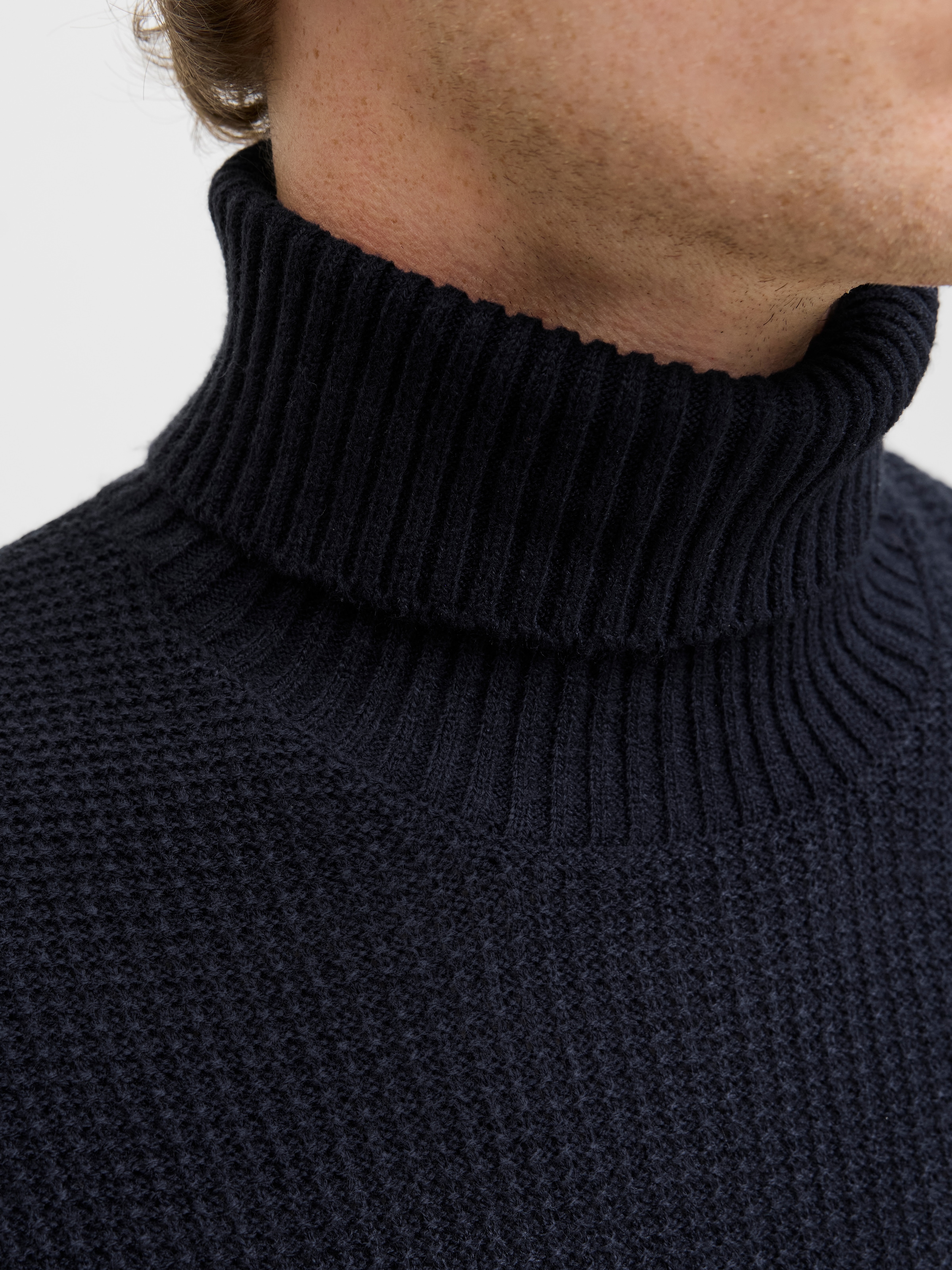 Jack & Jones Rollkragenpullover »JJROY KNIT ROLL NECK AW25«
