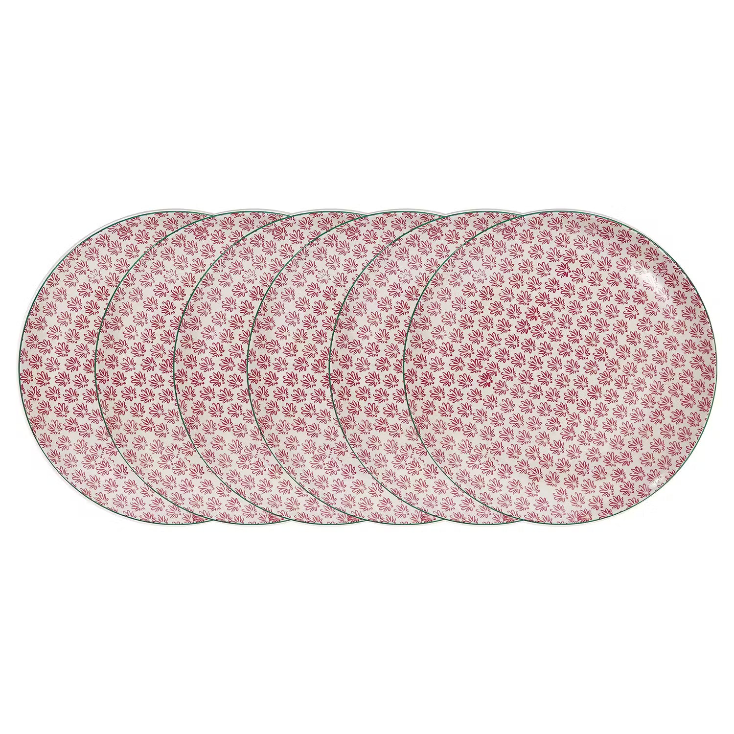 RETRO Essteller 6er-Set