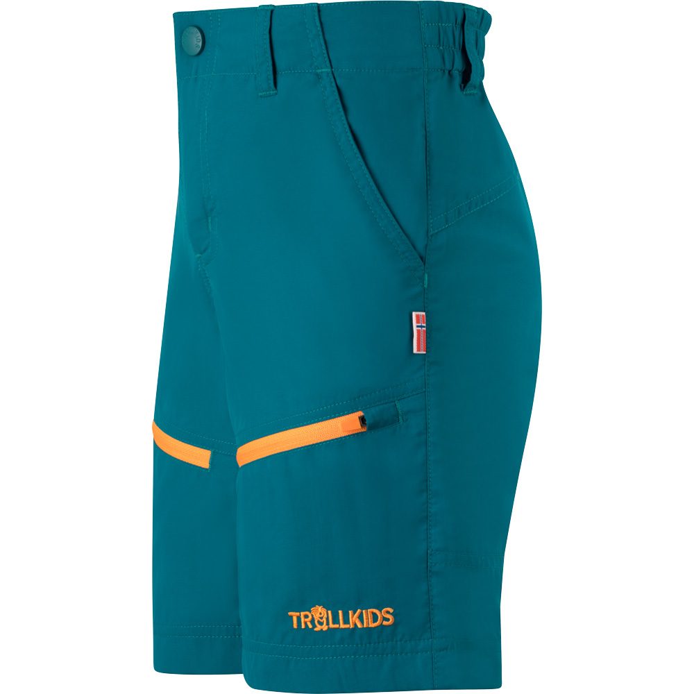 Trollkids Seiland Shorts Kinder lagoon green