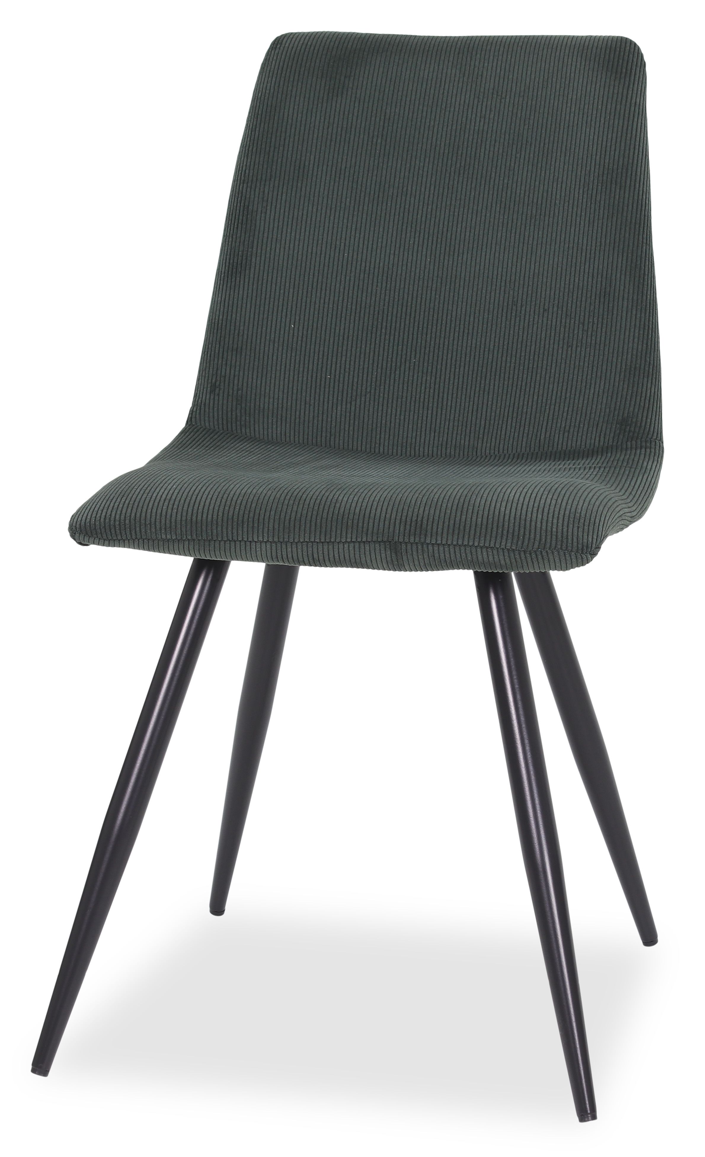 Eetkamerstoel - ribcord army Noor B45 x D54 x H85 cm