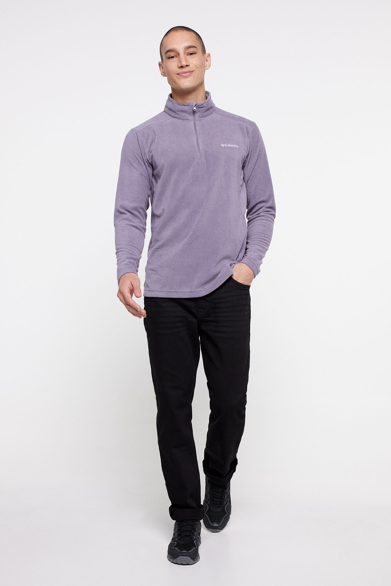 Forro de zíper até a metade da camisa Columbia™ Klamath Range™ II para homens