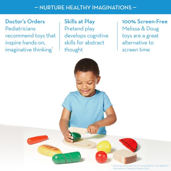 Melissa & Doug - Udskåret Mad