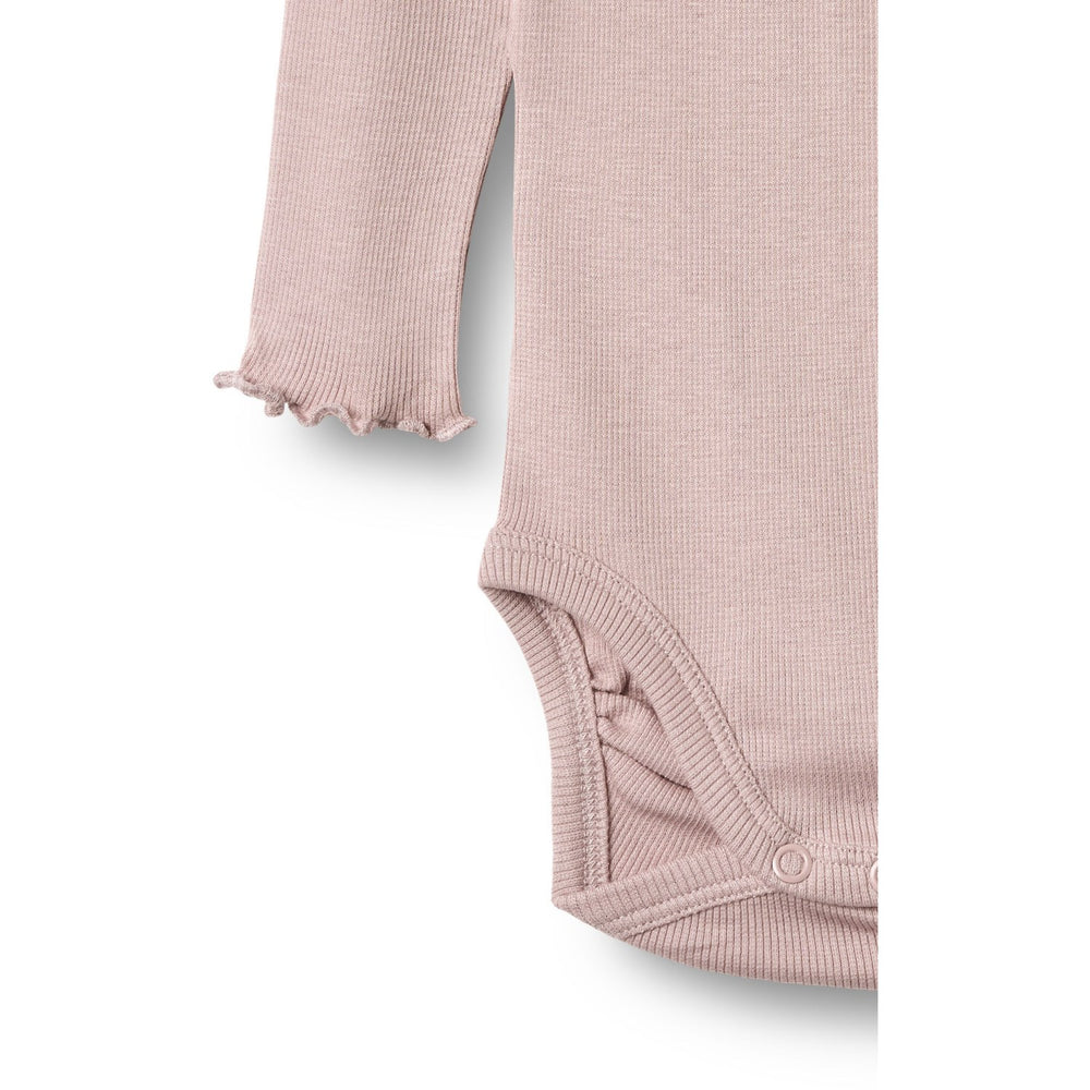 Køb Wheat Soft Lilac Rib Body L/S Lotta