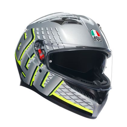 Casque AGV K3 - FORTIFY - Gris / Jaune