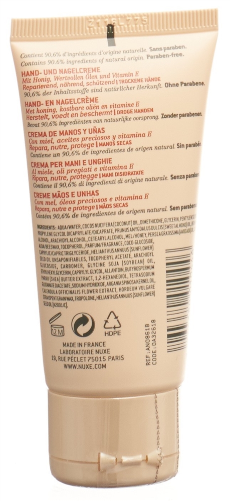 NUXE Rêve de Miel Crème Mains & Ongles<br>50 ml