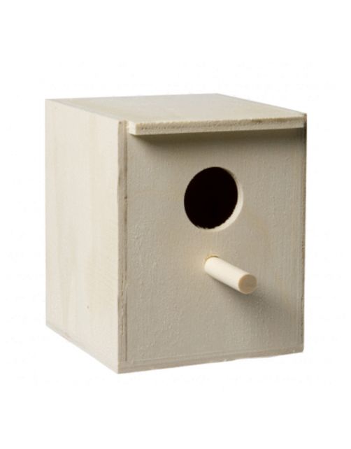 Homestyle Exotenkast Hout Dicht - Vogelbroedbenodigheden - 12x10x13 cm