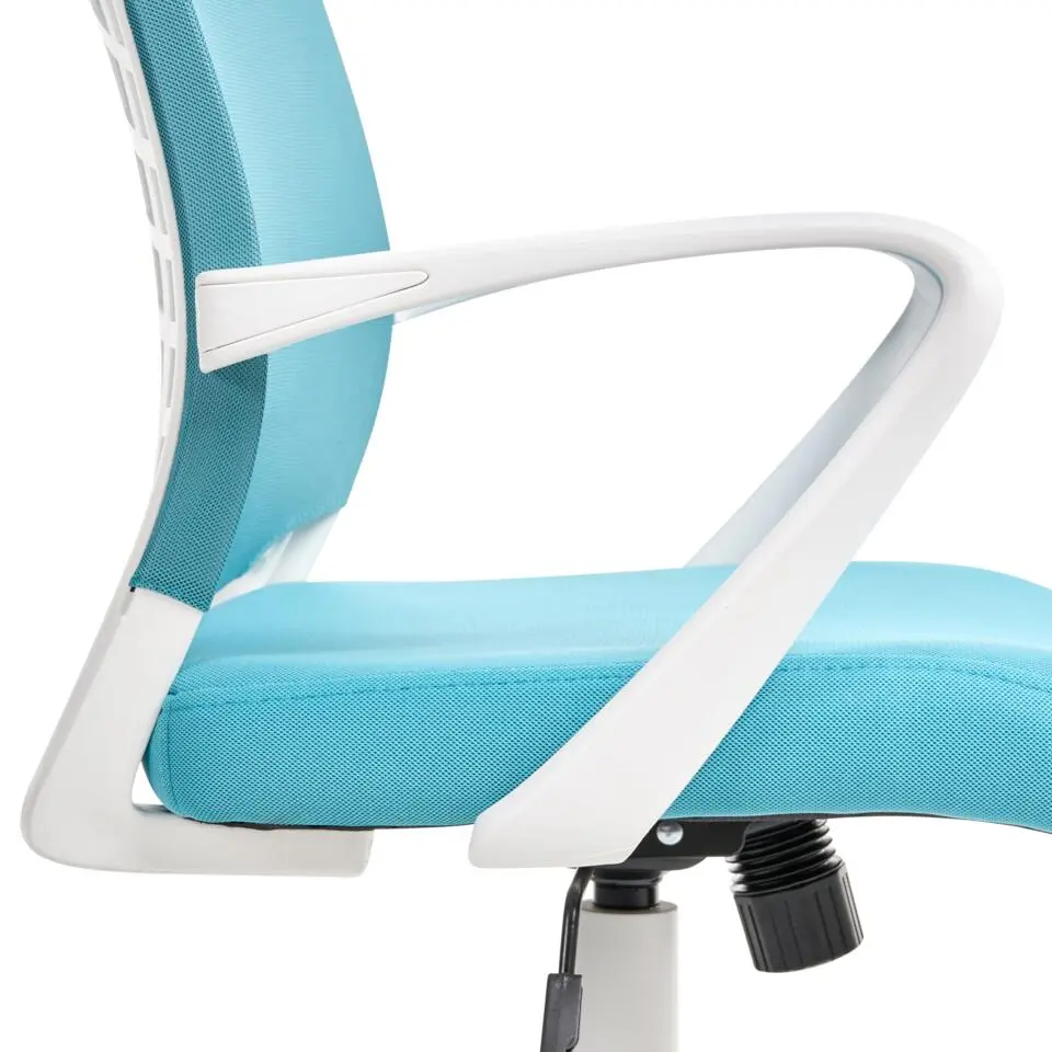 BONNY - Bureaustoel - Blauw - Polyester