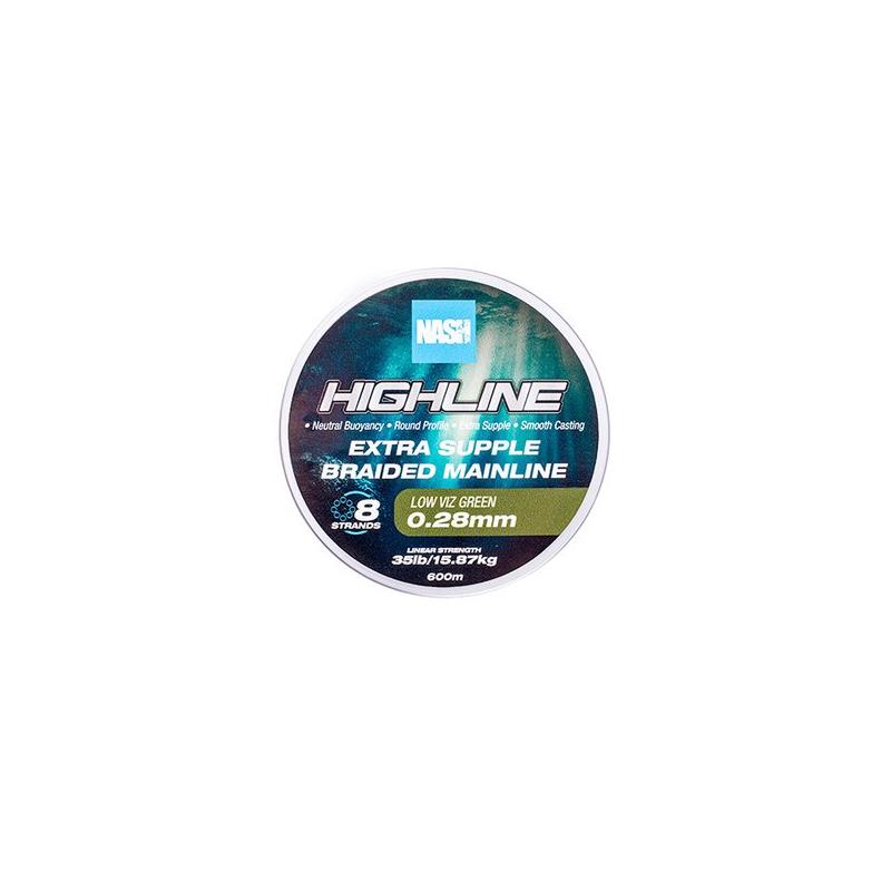 Tresse Nash Highline Floating Braid Green - 600M