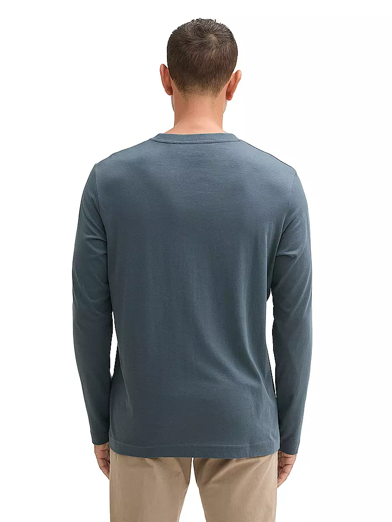 TOM TAILOR Langarmshirt blau