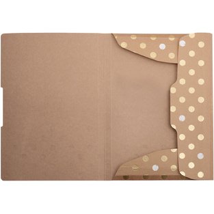 Chemise à élastiques Pure Glam, A4, carton kraft