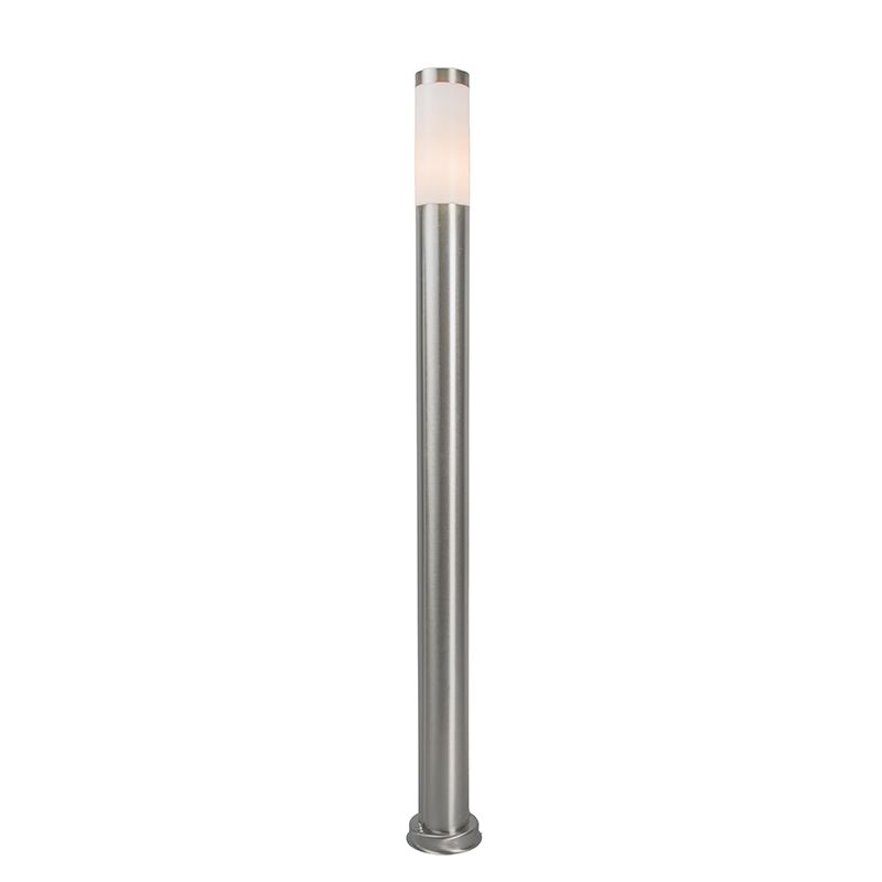 Moderne buitenlamp paal staal 110 cm IP44 - Rox