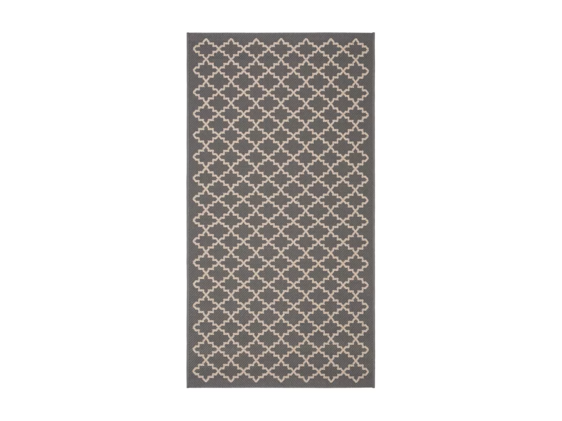 Tapis Anthracite & Beige 122 X 170 cm - Zinnia