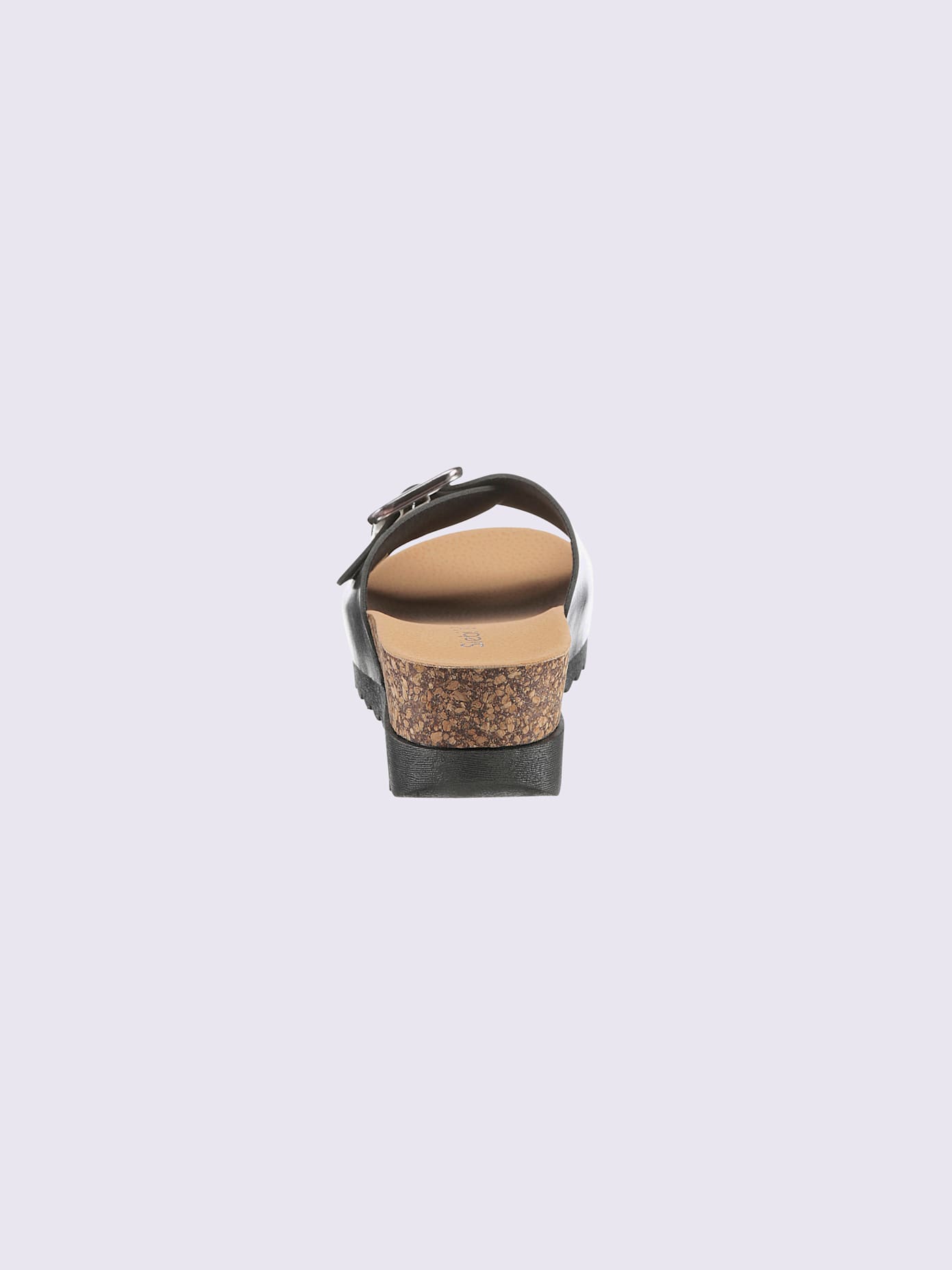 Mules talon tendance avec semelle compensée