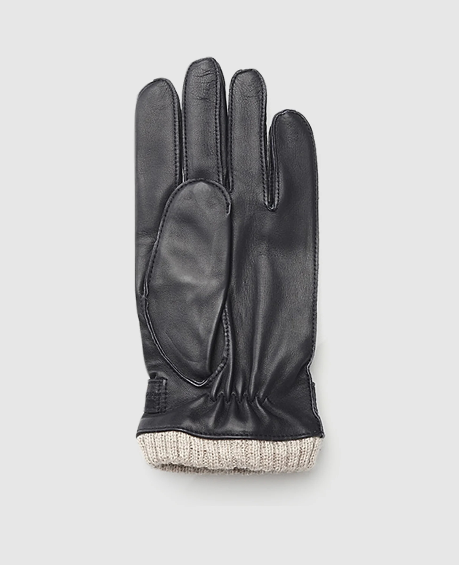 Lederhandschuhe mit Bund